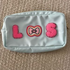 Stoney Clover Sky Small Pouch with Patches